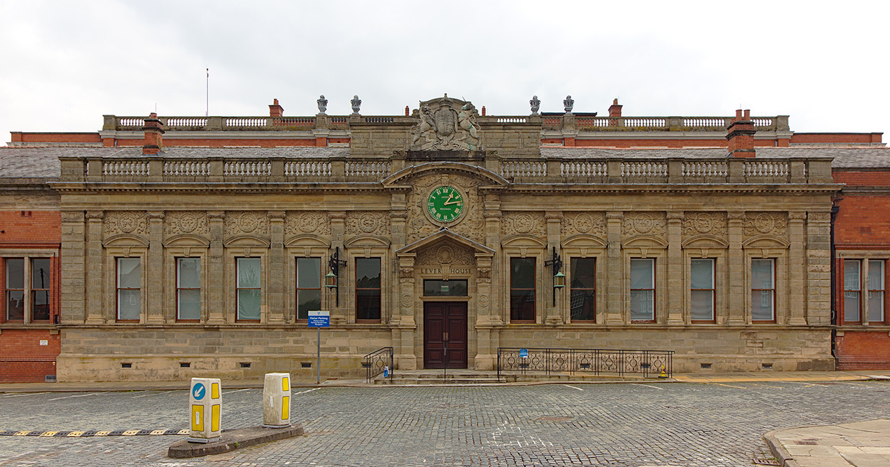 Exterior of Port Sunlight main entrance